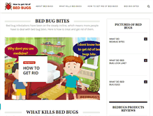 Tablet Screenshot of bedbugs123.com